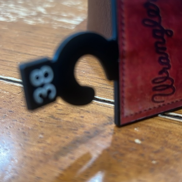 NWT wrangler brown leather belt - Picture 2 of 3